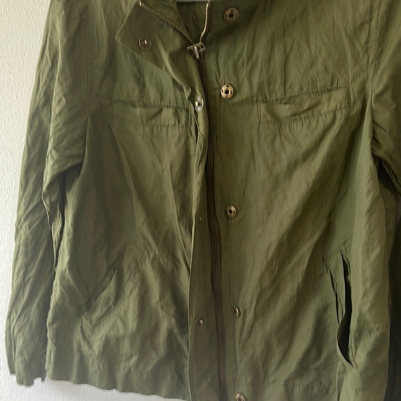 Coldwater Creek Green‎ Utility Jacket Relaxed Fit - Picture 5 of 6